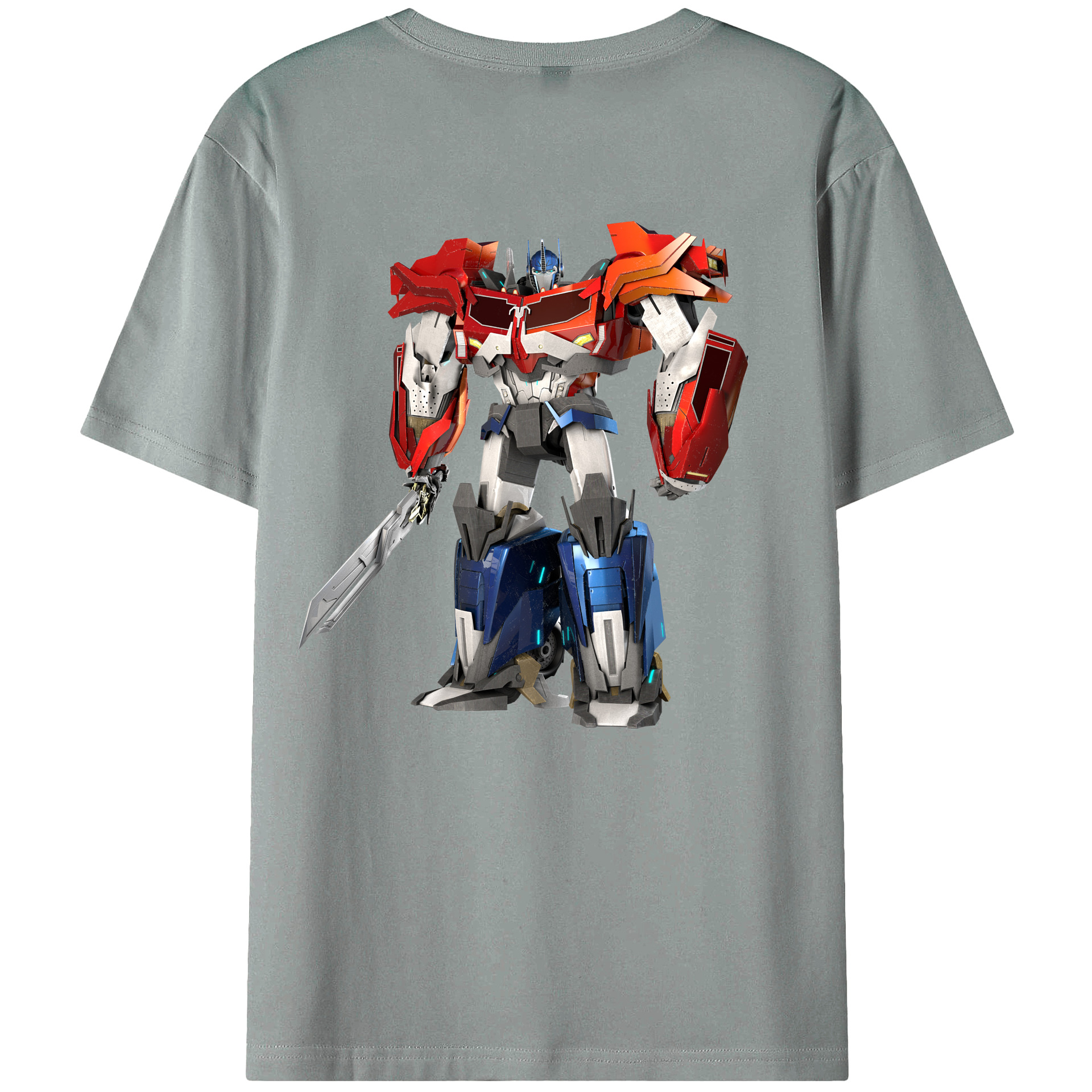 （画像用）  綿100％ メンズ半袖Tシャツ（バックプリント） 通気性